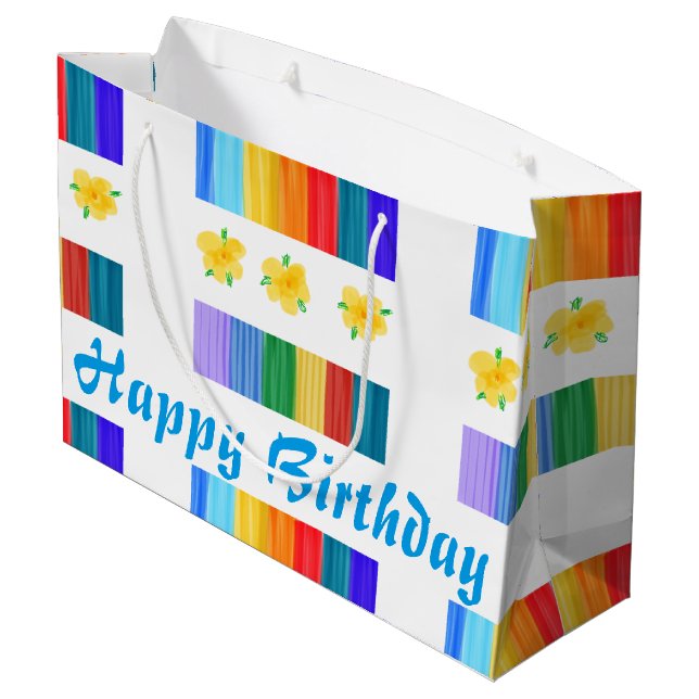 Sacola Para Presentes Grande Flirty Gift Bag (Verso inclinado)