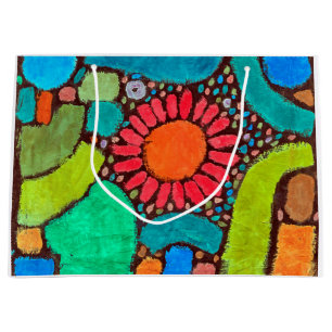 Sacola Para Presentes Grande Flor no Vale, Klee