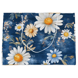 Sacola Para Presentes Grande Floral Grande