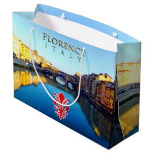 Sacola Para Presentes Grande Florença - Ponte Vecchio