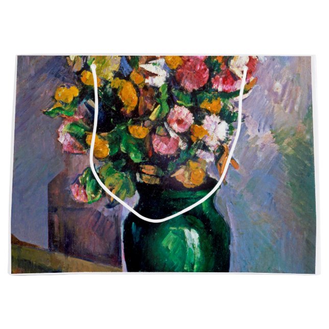 Sacola Para Presentes Grande Flores em Vase, Cezanne (Frente)