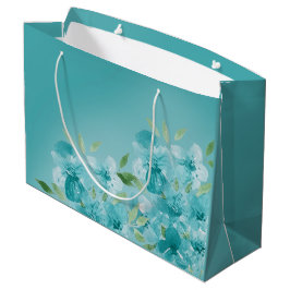 Sacola Para Presentes Grande Flores Selvagens Verdadeiras Verdadeiras