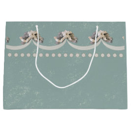 Sacola Para Presentes Grande Floresta Floral Victoriana no Saco do Presente Ver