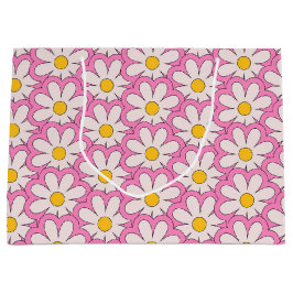 Sacola Para Presentes Grande Flower