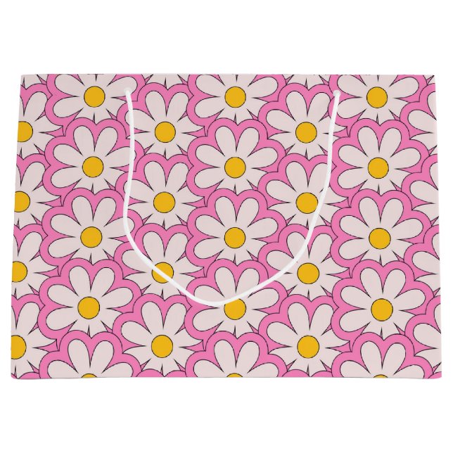 Sacola Para Presentes Grande Flower (Frente)