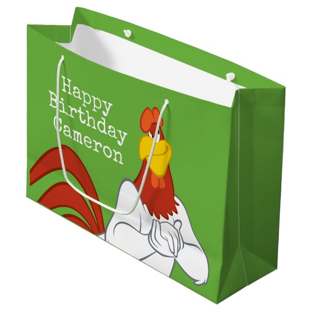 Sacola Para Presentes Grande Foghorn Leghorn | Stare Mischievous (Frente inclinada)