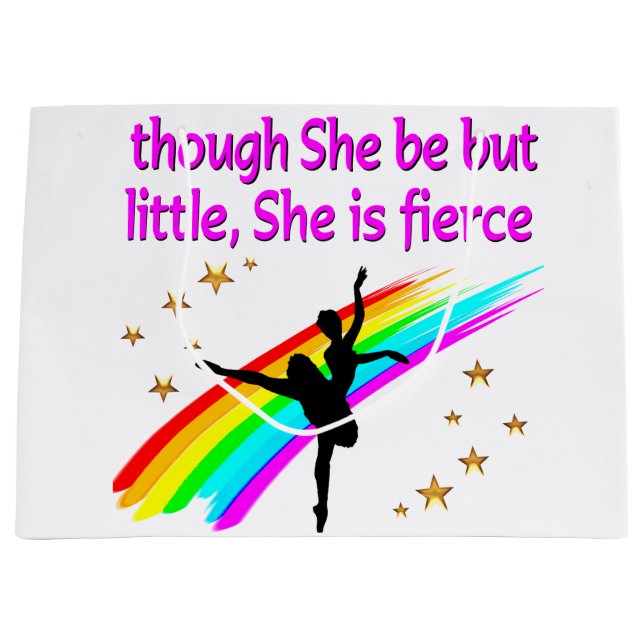 SACOLA PARA PRESENTES GRANDE FOGO E MELHOR DANÇADOR (Frente)