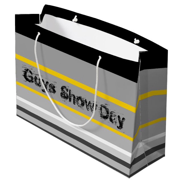 Sacola Para Presentes Grande Folha de Apresentação de Papel (Verso inclinado)