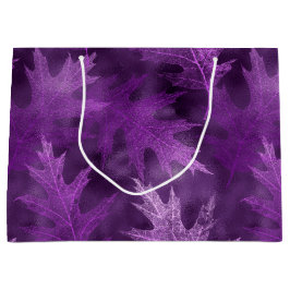 SACOLA PARA PRESENTES GRANDE FOLHAS DO OUTONO DA PUXA