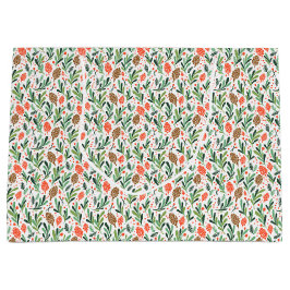 Sacola Para Presentes Grande Foliage Christmas Gift Bag