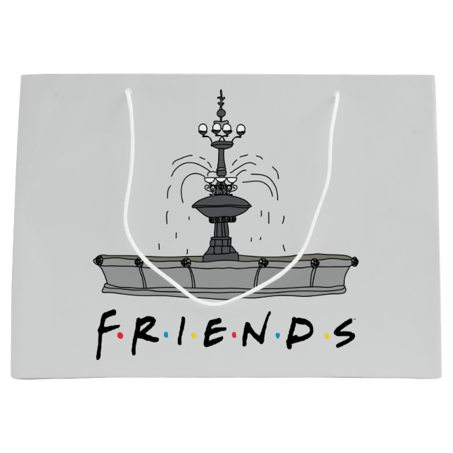 Sacola Para Presentes Grande Fonte FRIENDS™ (Frente)