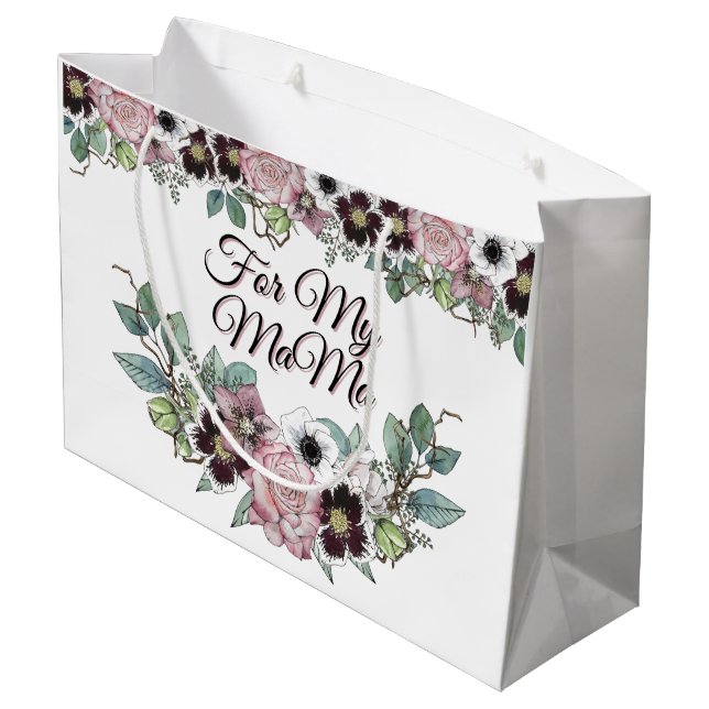 Sacola Para Presentes Grande For My Mama Large Gift Bag (Verso inclinado)