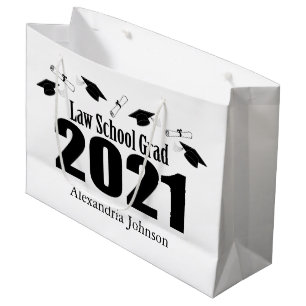 Sacola Para Presentes Grande Formando da Faculdade de Direito 2021 - Saco de Pr