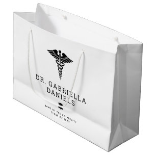 Sacola Para Presentes Grande Formatura Personalizada de Médico de Escola de Med