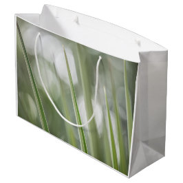 Sacola Para Presentes Grande Foto da natureza da planta verde