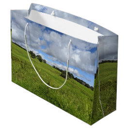 Sacola Para Presentes Grande Foto da Paisagem Natural Havaiana