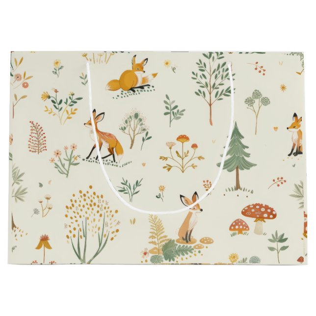 Sacola Para Presentes Grande "Foxy Gift Bag" (Frente)