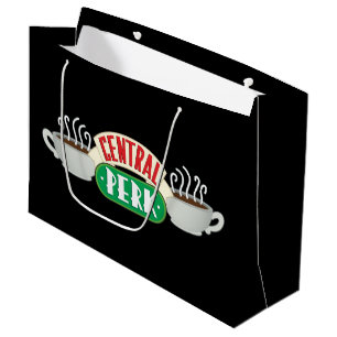 Sacola Para Presentes Grande FRIENDS™ Logotipo Central Perk