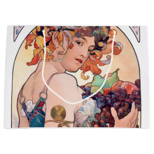 Sacola Para Presentes Grande Fruta, Mucha