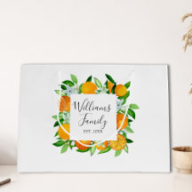 Frutas e Flores Laranja Flores Botânicas de Verão