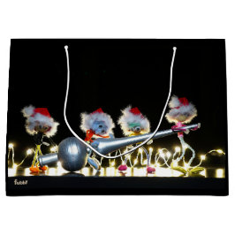 Sacola Para Presentes Grande Fubby's met Kerstdecoratie in Kerstsfeer.