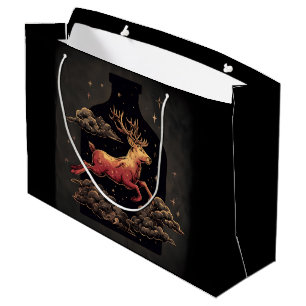 Sacola Para Presentes Grande Fuga Celestial -Cervo