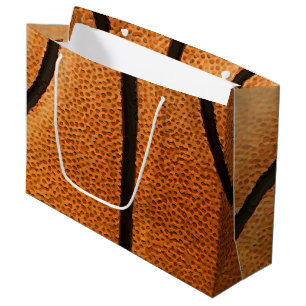Sacola Para Presentes Grande Fundo do teste padrão do impressão do basquetebo