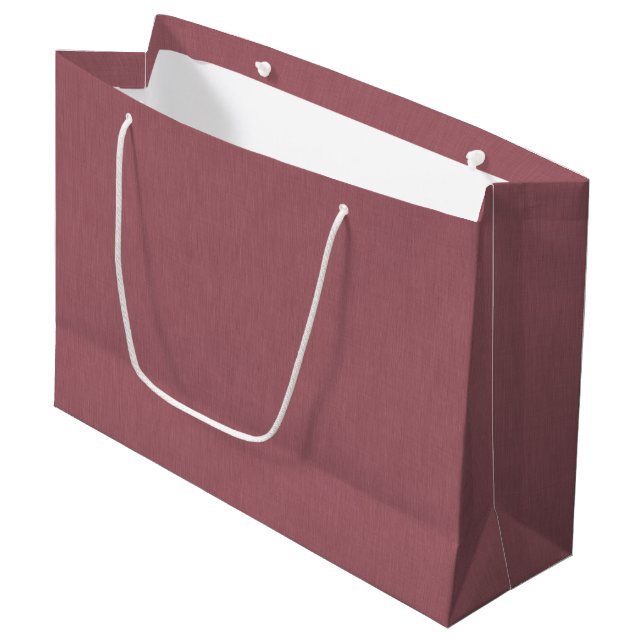 Sacola Para Presentes Grande Fundo texturizado roxo suave e simples (Frente inclinada)