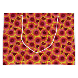 Sacola Para Presentes Grande Gaillardia - Padrão Sem Costura