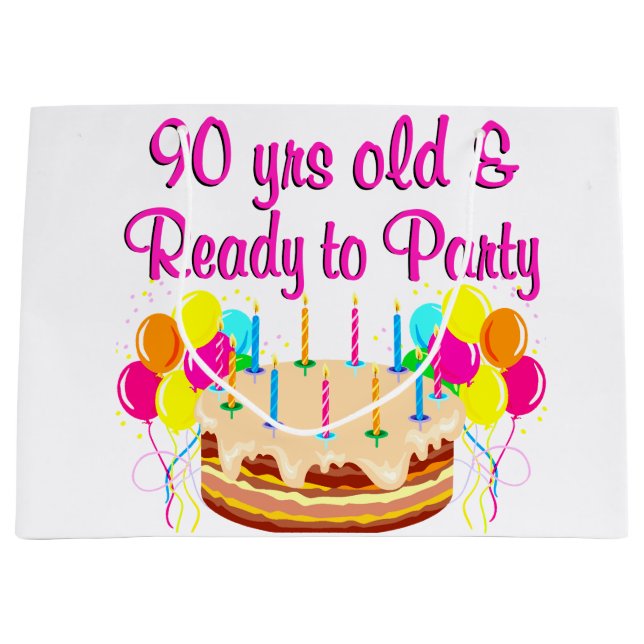 SACOLA PARA PRESENTES GRANDE GAROTA 90 (Frente)