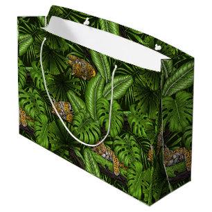 Sacola Para Presentes Grande Gatinhos da selva