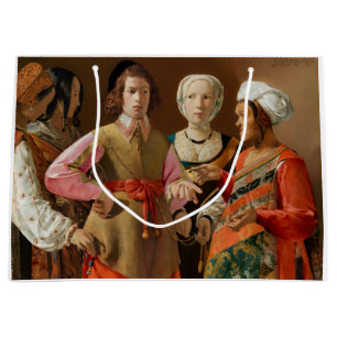 Sacola Para Presentes Grande Georges de la Tour - O Teller da Fortuna