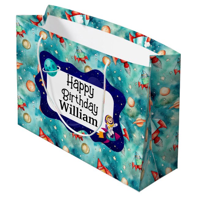 Sacola Para Presentes Grande Gerenciador de Espaço de Crianças (Verso inclinado)