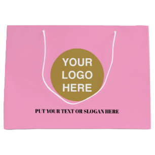 Sacola Para Presentes Grande Gif Grande Código QR com Logotipo Empresarial Pers