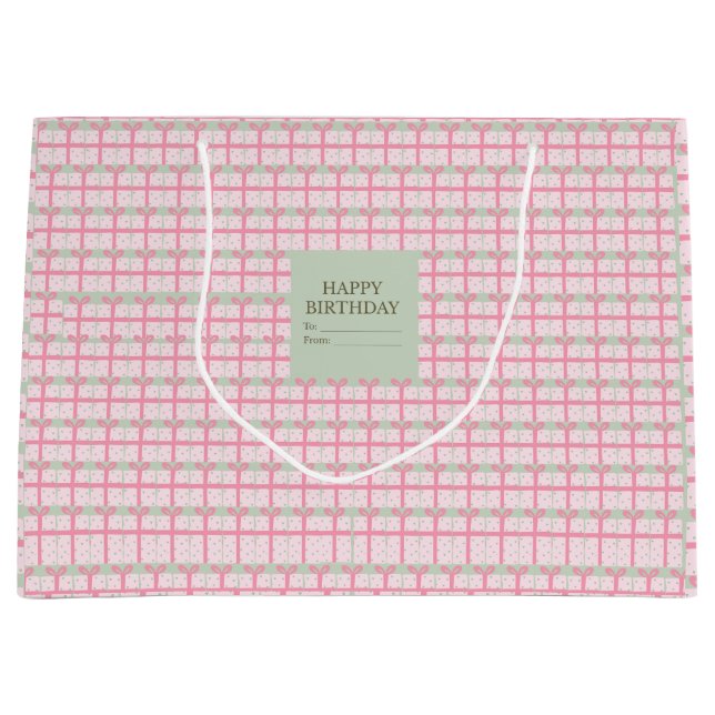 Sacola Para Presentes Grande Gift Bag (Frente)