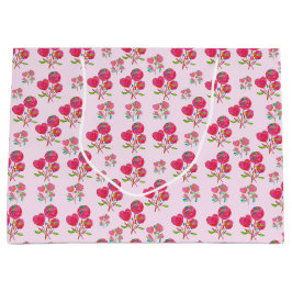 Sacola Para Presentes Grande Gift Bag Pink