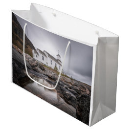 Sacola Para Presentes Grande Gimsoy Church Lofoten Noruega
