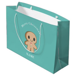 Sacola Para Presentes Grande Gingerbird personalizável Gift Bag