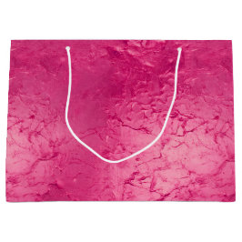 Sacola Para Presentes Grande Girly Glam Chic Pink Aniversário