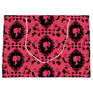 Sacola Para Presentes Grande Glitter Doll Birthday Glam Fashion