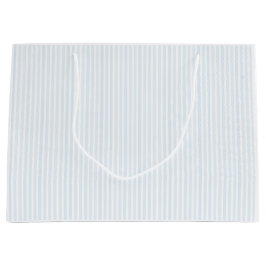 Sacola Para Presentes Grande Glossy Blue Strike Pastel Gift Bag