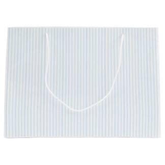 Sacola Para Presentes Grande Glossy Blue Strike Pastel Gift Bag