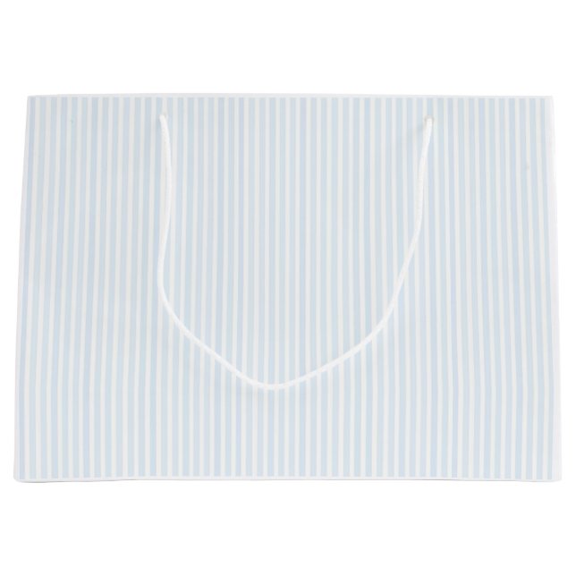 Sacola Para Presentes Grande Glossy Blue Strike Pastel Gift Bag (Frente)