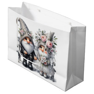 Sacola Para Presentes Grande Gnomo de Casamento