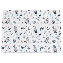 Sacola Para Presentes Grande Gnomos náuticos!