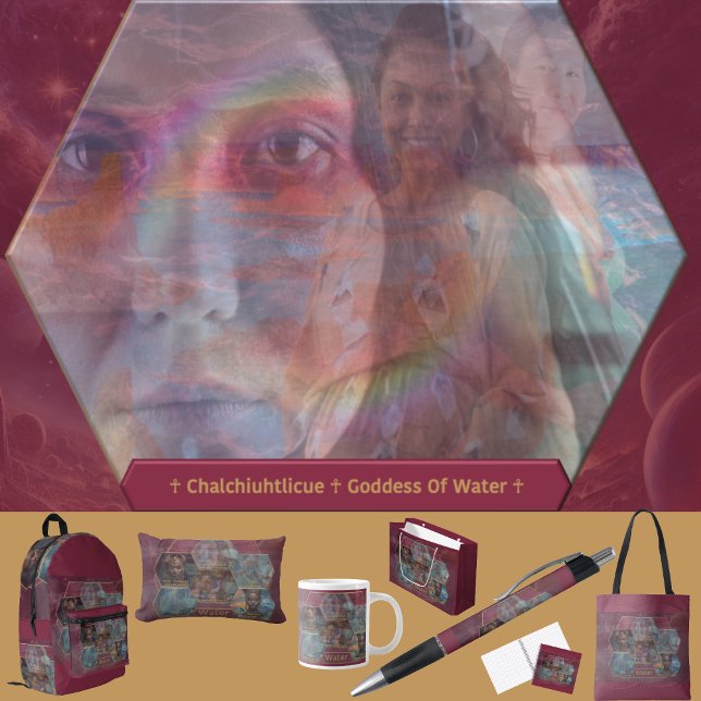 Sacola Para Presentes Grande Gods and Goddess Of Water Gift Bag (Get the full “Gods + Goddesses Of Water” collection: https://bit.ly/OurAncestorsZazzle.)