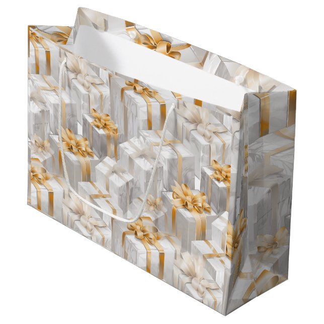 Sacola Para Presentes Grande Golden Morning Gifts - Gift Bag (Frente inclinada)