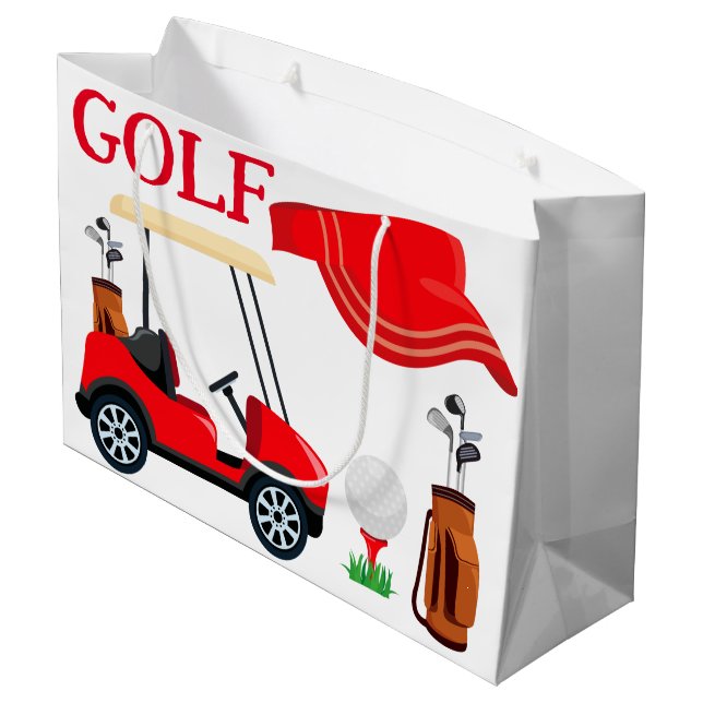 Sacola Para Presentes Grande Golf (Verso inclinado)