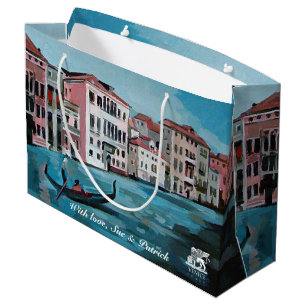 Sacola Para Presentes Grande Gondola em Veneza, Itália