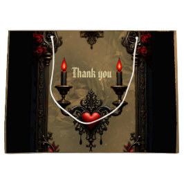 Sacola Para Presentes Grande Gótico Romance: Paixão Oculta.